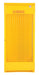 Vestil CYL-V-510-KD Steel Knockdown Vertical Cylinder Cabinet 32 in. x 30 in. x 68-1/4 in. 5-10 Cylinder Capacity Yellow