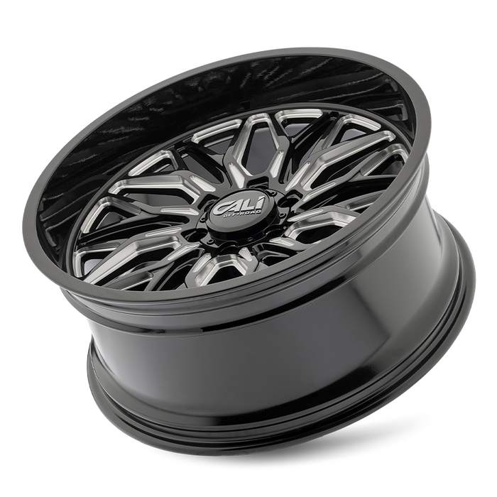 Cali Offroad Crusher Gloss Black Milled 6-lug 3