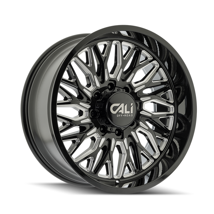 Cali Offroad CRUSHER Gloss Black Milled Wheel 1