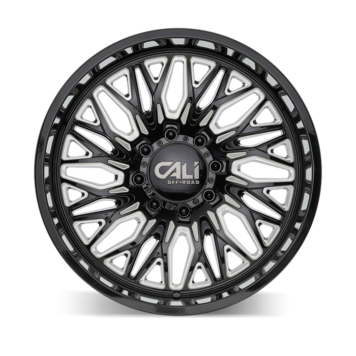 Cali Offroad CRUSHER Gloss Black Milled Wheel 2