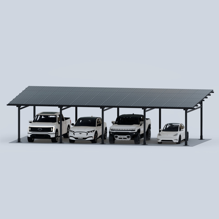 CHIKOUSA Maximo 185 Steel 4-Car Carport / Gazebo