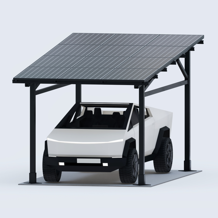 CHIKOUSA Maximo 185 Steel 1-Car Carport / Gazebo