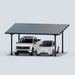 CHIKOUSA Premier Steel 2-Car Carport / Gazebo
