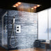 Cascada Luxury 14”x20” LED Shower Set - Side View