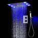 Cascada Luxury 14”x20” LED Shower Set - View 11