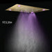 Cascada 23"x31" Rainfall Shower Head WiFi & Alexa Integration Remote LED Lights 5 Modes - Dimensions