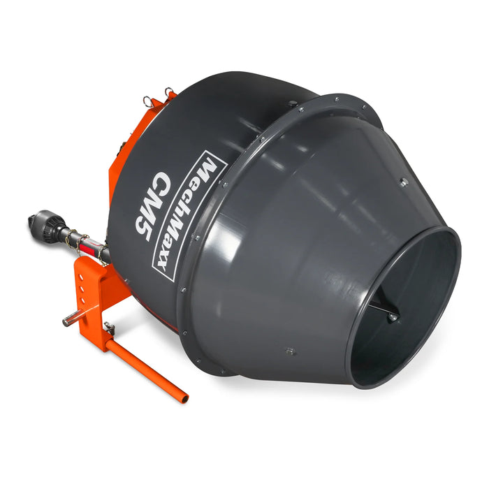 5 Cu-Ft 3-Point Hitch Cement Mixer, PTO Shaft Included, Category 1 & 2 — view 7