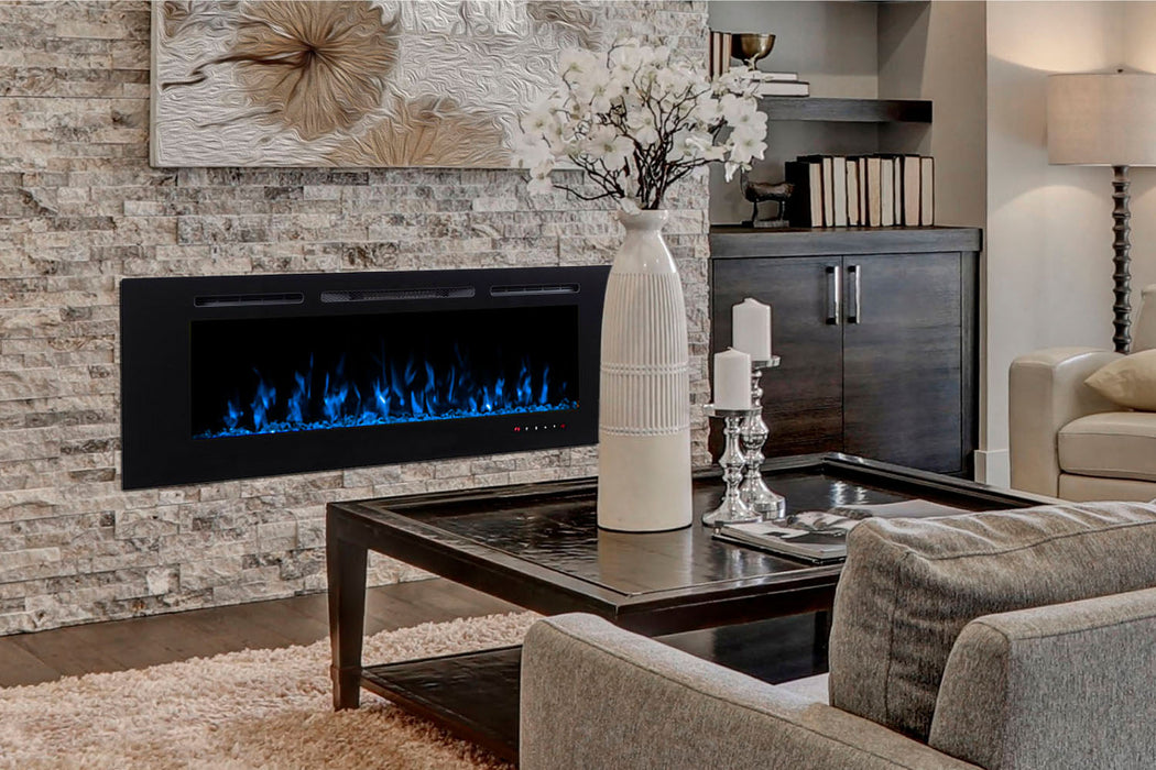 Challenger 60'' Wall Mount / Recessed Linear Electric Fireplace Modern Flames