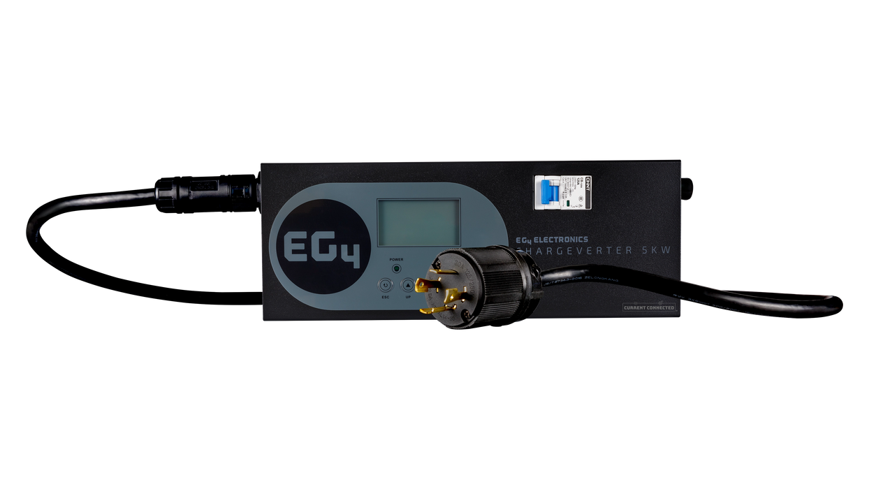 EG4 Electronics Chargeverter-GC 48V 100A Battery Charger for LiFePO4 Batteries, 240V or 120V Input with AGS and Built-in Breaker - Urban Supply Inc