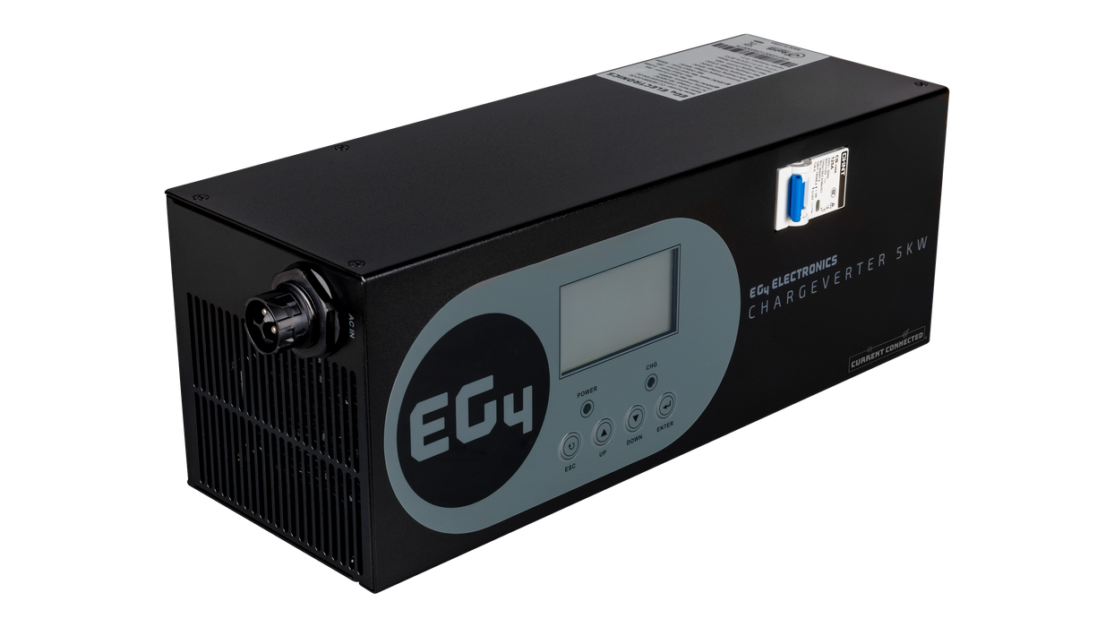 EG4 Electronics Chargeverter-GC 48V 100A Battery Charger for LiFePO4 Batteries, 240V or 120V Input with AGS and Built-in Breaker - Urban Supply Inc