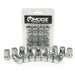MODZ Golf Cart Lug Nuts - Pack of 16 Standard (1/2" -20) Chrome