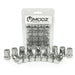 MODZ Golf Cart Lug Nuts - Pack of 16 Metric (12mm -1.25) Chrome