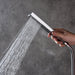 wonderland shower inc Chrome 3-Way Digital Shower System with 12" or 16" Rain Head: LED... Shower Faucets Sets - Detail View