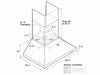Victory Classic 30 inch wall mount range hood dimensions diagram