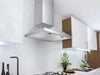 Victory Classic 30 inch wall mount range hood installed in kitchen