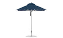 Ledge Lounger Premier Umbrella-7.5' Square-Pulley — Silver Pole-Classic Ball Finial-Single Vent-STK-R175-Captain Navy