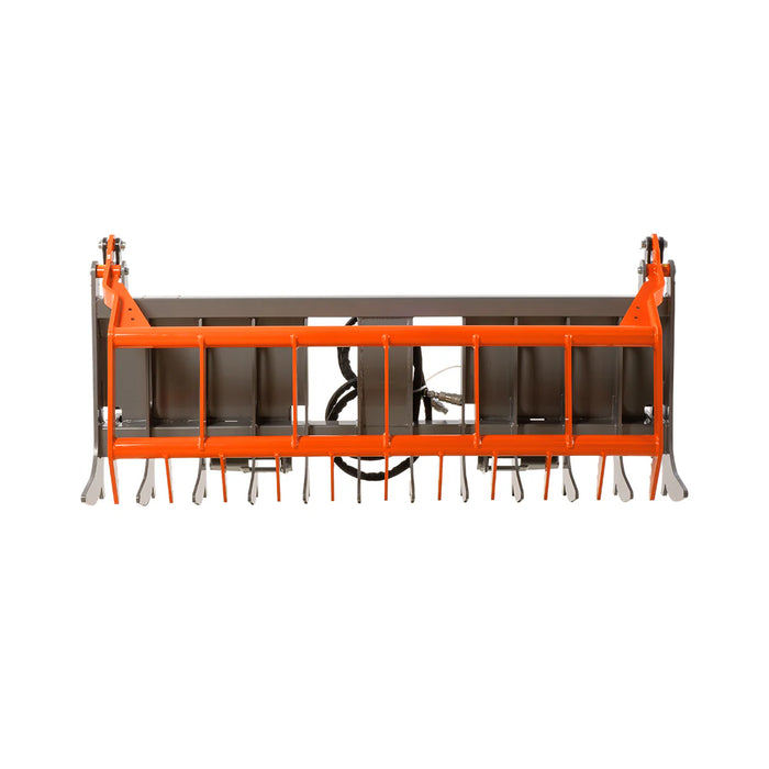 MechMaxx 75" Hydraulic Claw Root Rake Grapple Skid Steer Attachment , GBC75