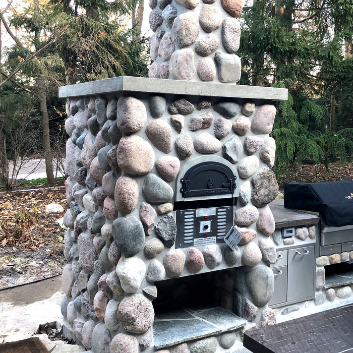 Chicago Brick Oven 750 Hybrid Pizza Oven DIY Kit (Residential) | Dual-Fuel (Gas and Wood)