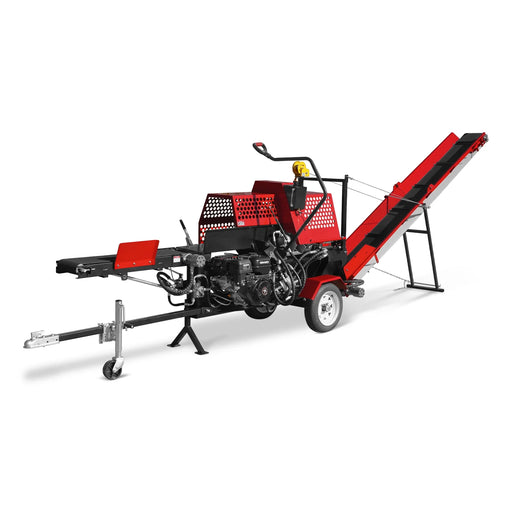 Firewood Log Splitter Processor with Conveyor,  20ton Splitting Force