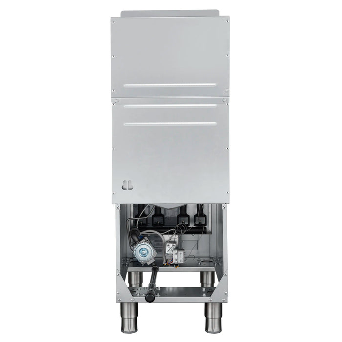 Forno Commerciale Natural Gas Deep Fryer with 4 Burners 120,000 BTU, 50 Lbs Oil Capacity (FCMGF0023)