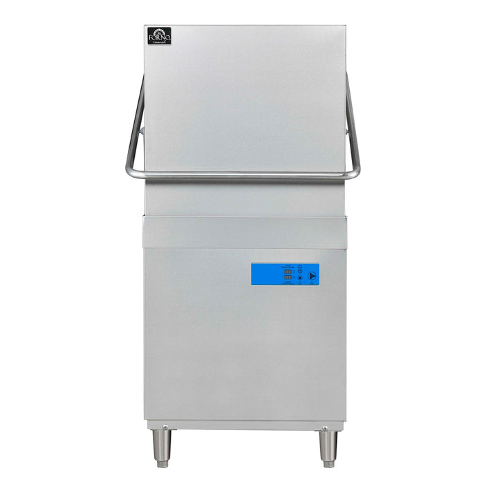 Forno Commerciale Hood Dishwasher in Stainless Steel, 26L Tank Capacity (FCMDW0031)