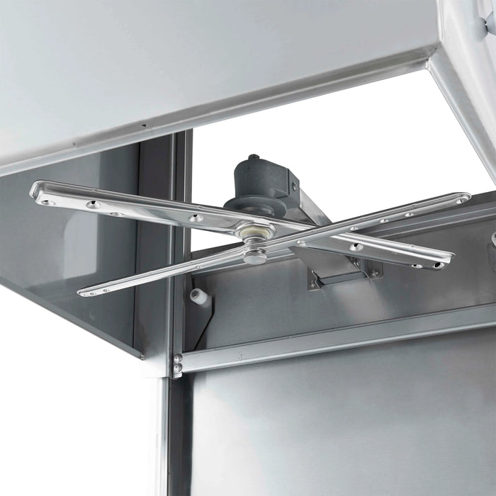 Forno Commerciale Hood Dishwasher in Stainless Steel, 26L Tank Capacity (FCMDW0031)