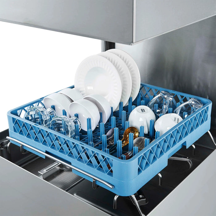 Forno Commerciale Hood Dishwasher in Stainless Steel, 26L Tank Capacity (FCMDW0031)