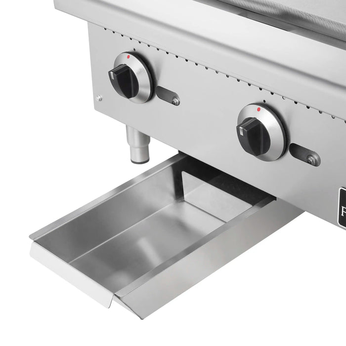 Forno Commerciale 24-Inch Gas Griddle in Stainless Steel (FCMGG0055-24)