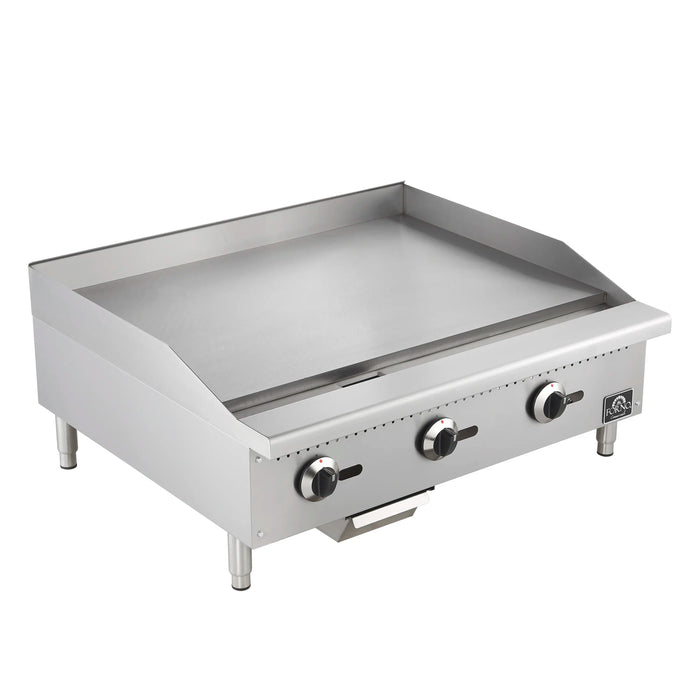 Forno Commerciale 36-Inch Gas Griddle in Stainless Steel (FCMGG0055-36)