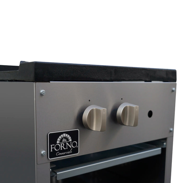Forno Commerciale 18-Inch Gas Stock Pot Range with 1 Powerful 3-Ring Burner, 80,000 BTU in Durable Stainless... - Dimensions