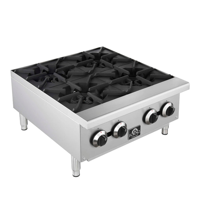 Forno Commerciale 24-Inch Gas Hotplate in Stainless Steel (FCMHP0079-24)