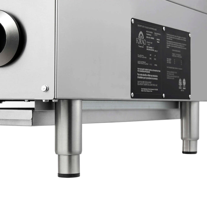 Forno Commerciale 24-Inch Gas Hotplate in Stainless Steel (FCMHP0079-24)