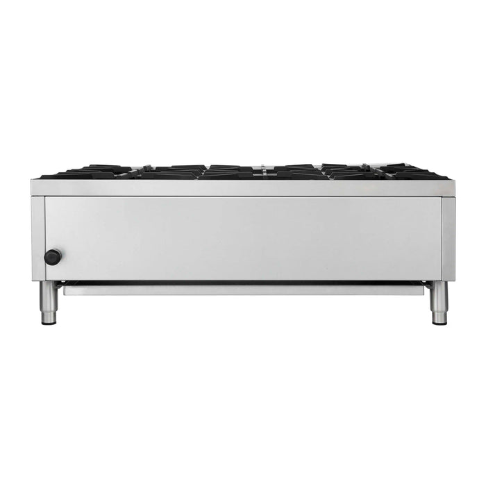 Forno Commerciale 36-Inch Gas Hotplate in Stainless Steel (FCMHP0079-36)