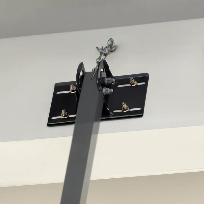 Concrete structure mounting bracket for HVLS industrial ceiling fan