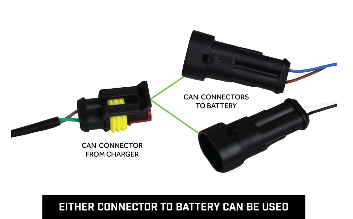 70V 15A CAN Charger - specifications diagram