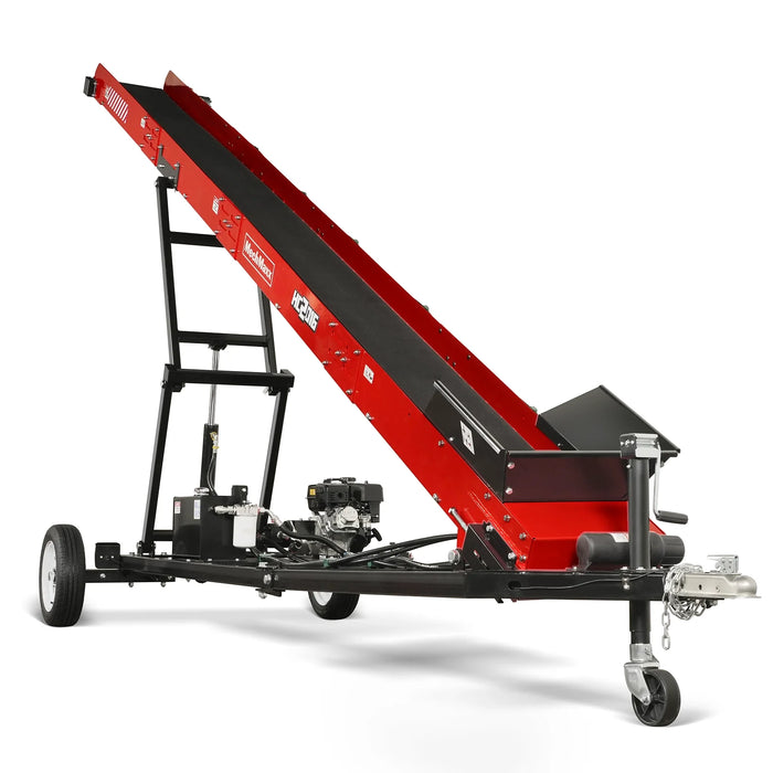 Firewood Conveyor,  7HP 212cc Gasoline Powered Max. 124" Lift Height,  236'' Length,  16" Width,  HC2016