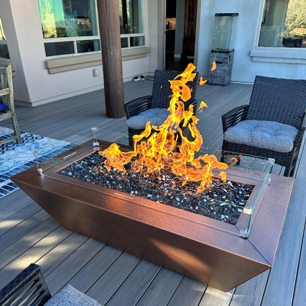 Starfire Designs 60" x 32" Copper Canyon Gas Fire Pit Starfire Designs