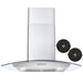 Cosmo 4-Piece Appliance Package - 30-Inch Gas Range, Wall Mount Range Hood, Dishwasher and Refrigerator with Water Dispenser in Stainless Steel (COS-4PKG-707) Cosmo