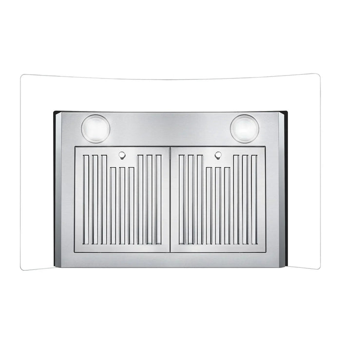 Cosmo 4-Piece Appliance Package - 30-Inch Range, Wall Mount Range Hood, Dishwasher and Refrigerator in Stainless Steel (COS-4PKG-252) Cosmo