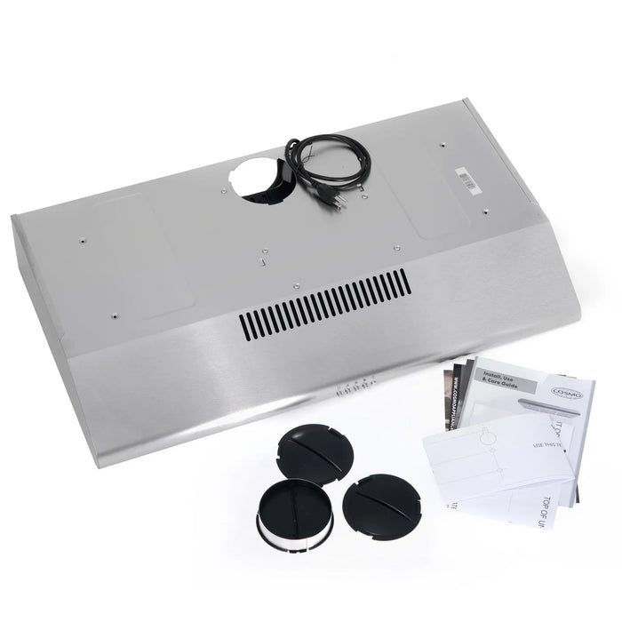 Cosmo 36-inch Under Cabinet Range Hood in Stainless Steel (COS-5MU36) Cosmo
