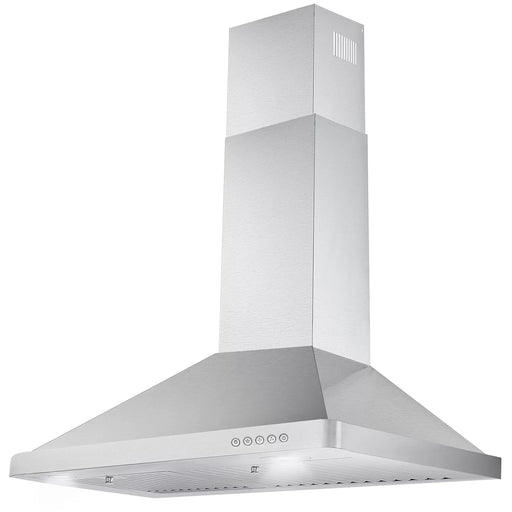 Cosmo 30-Inch Ductless Wall Mount Range Hood in Stainless Steel (COS-63175-DL) Cosmo