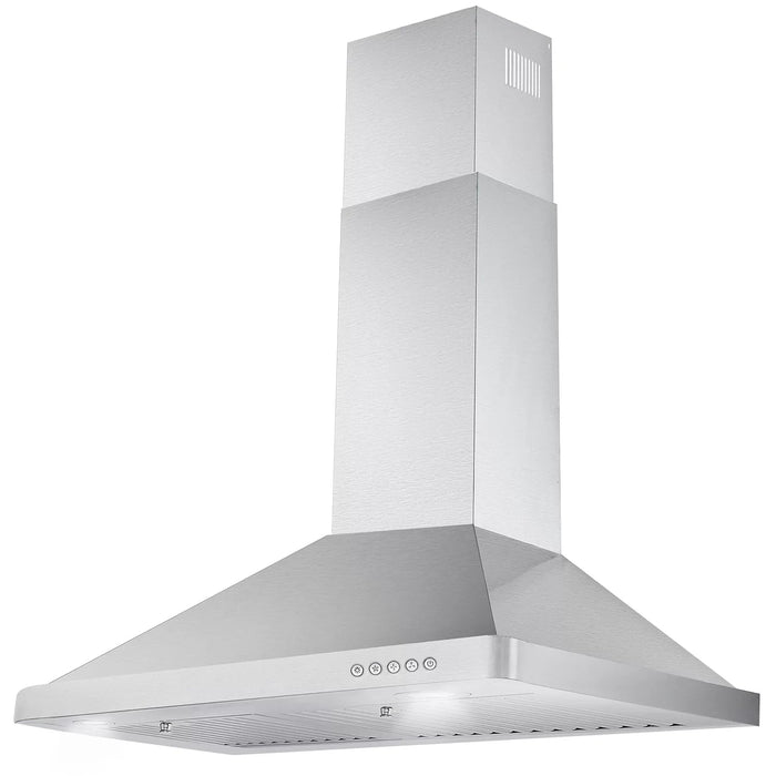 Cosmo 30-Inch Ductless Wall Mount Range Hood in Stainless Steel (COS-63175-DL) Cosmo