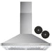 Cosmo 30-Inch Ductless Wall Mount Range Hood in Stainless Steel (COS-63175-DL) Cosmo