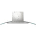 Cosmo 36-Inch  Ductless Wall Mount Range Hood in Stainless Steel with Tempered Glass (COS-668A900-DL) Cosmo