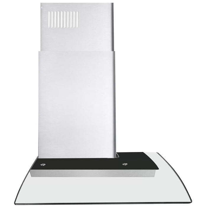 Cosmo 4-Piece Appliance Package - 36-Inch Dual Fuel Range, Wall Mount Range Hood Hood, Dishwasher and Refrigerator in Stainless Steel (COS-4PKG-072) Cosmo