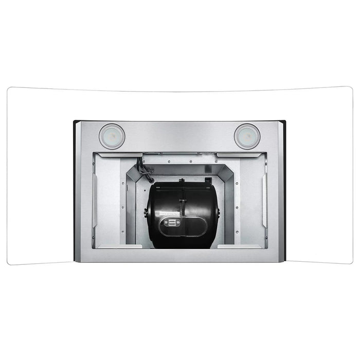Cosmo 4-Piece Appliance Package - 36-Inch Dual Fuel Range, Wall Mount Range Hood, Dishwasher and Refrigerator in Stainless Steel (COS-4PKG-060) Cosmo