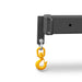 Adjustable Skid Steer Crane Jib Attachment, Manual Telescopic Manual Telescoping 6 FT - 10 FT, 5000 lbs Max Capacity, SSCJ50