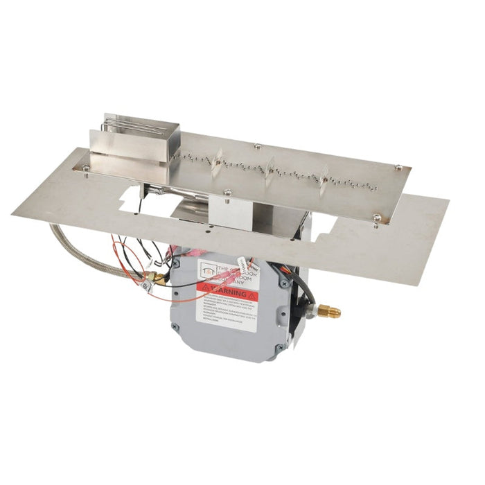 The Outdoor Greatroom Crystal Fire Plus Linear Gas Fire Pit Burner