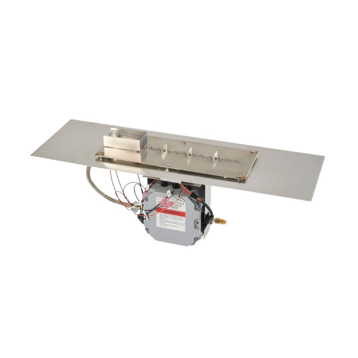 The Outdoor Greatroom Crystal Fire Plus Linear Gas Fire Pit Burner