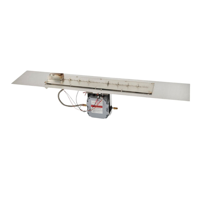 The Outdoor Greatroom Crystal Fire Plus Linear Gas Fire Pit Burner